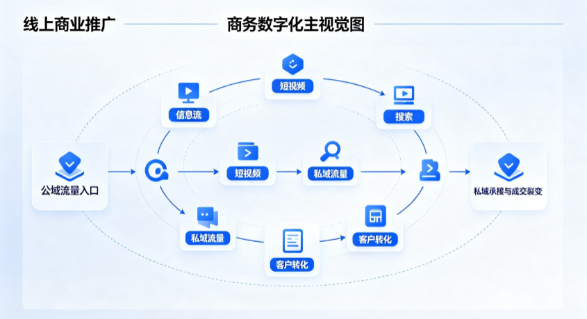 鹿寨县线上商业推广怎么做？全域流量闭环搭建与低成本转化实战指南